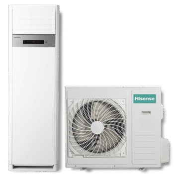 کولر گازی ایستاده 36000 هایسنس مدل AUF-36HR4SCPA / AUW-36HT4SD