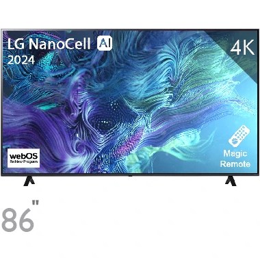 تلویزیون ال جی NANO81 سایز ۸۶ اینچ کیفیت Ultra HD 4K نوع LED